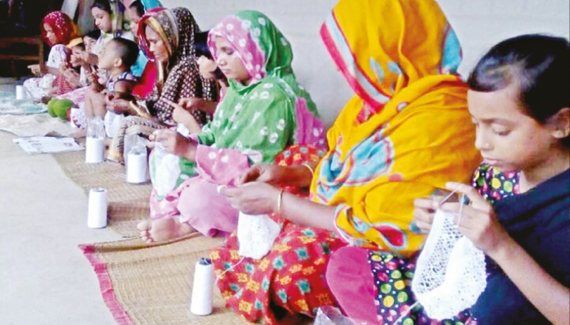 Prayer cap crafting makes Bogura women self-reliant